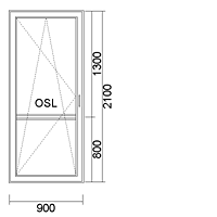 Sonderntypisches Fenster